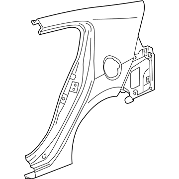 Honda 04636-TM8-A90ZZ Panel Set, R. RR. (Outer) (DOT)