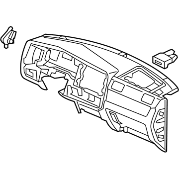2007 Honda Ridgeline Instrument Panel - 77100-SJC-A03ZB