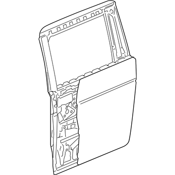 Honda 67550-SHJ-A70ZZ Panel, L. Slide Door (DOT)