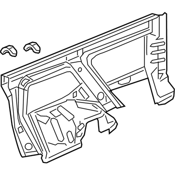 Honda 64730-T6Z-A00ZZ Wheelhouse, L. RR. (Outer)