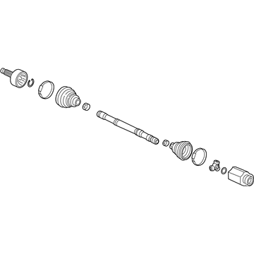 Honda 44306-TBA-A01 Shaft Assembly, L Drive