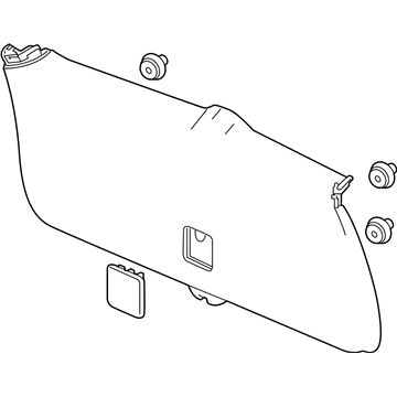 Honda 84431-TG7-A11ZB LINING ASSY., TAILGATE (LOWER)*NH900L* (DEEP BLACK)