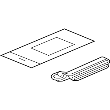 Honda 89335-TP6-A00 Belt, Tire Fastener