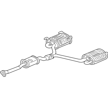 2004 Honda S2000 Muffler - 18030-S2A-A01