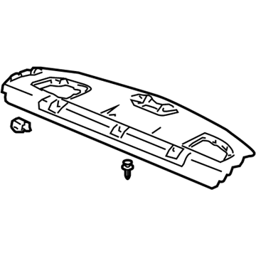 Honda 84501-SDN-A11ZC Tray, RR. *YR239L* (KI IVORY)