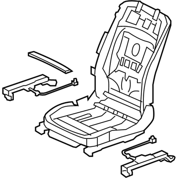 Honda 81126-SVA-306 FR Seat Frame