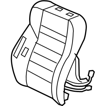 Honda 81127-SVA-A03 Pad, R. FR. Seat-Back (With OPDS Sensor)