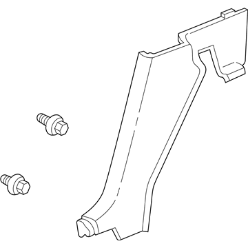 Honda 83731-S3Y-000ZB Lining Assy., R. Center (Lower) *YR233L* (TITANIUM)