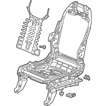 Honda 81526-THR-A21 Frame, L. FR. Seat