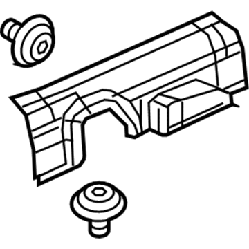 Honda 84201-TR3-H01ZC Garnish Assy., R. FR. Side (Inner) *NH686L* (WARM GRAY)