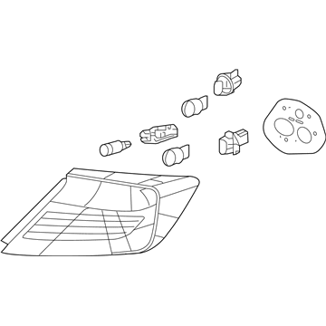 2015 Honda Civic Brake Light - 33500-TS8-A51