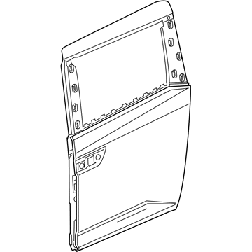 Honda 67550-TK8-A81ZZ Panel, L. (DOT)