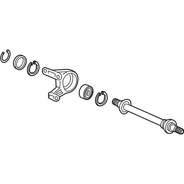 Honda 44500-TBC-A90 Shaft Assembly, Half