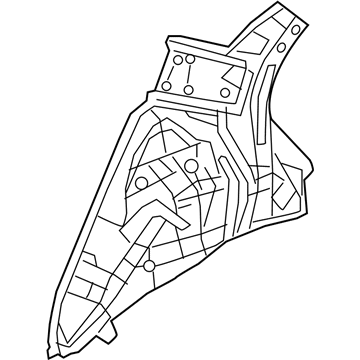 Honda 64730-TGS-A00ZZ WHEELHOUSE, L. RR.