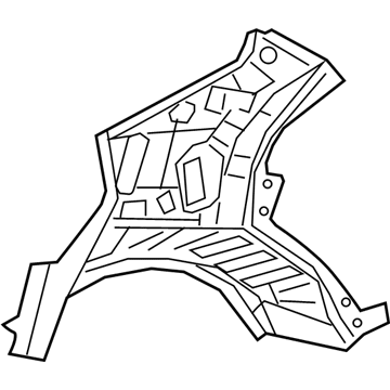 Honda 64701-TGS-A00ZZ PANEL, L. RR. INSIDE