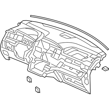 Honda Odyssey Instrument Panel - 77111-TK8-A02ZB