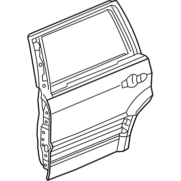 Honda 67550-S9V-A91ZZ Panel, L. RR. Door (DOT)