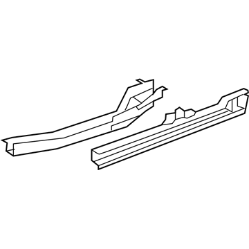 Honda 65160-SZA-A01ZZ Frame, L. FR. Floor