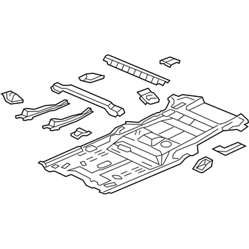 Honda Pilot Floor Pan - 65200-SZA-A00ZZ