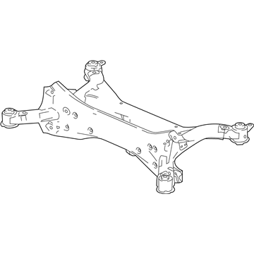 Honda 50300-TVA-A00 Sub-Frame Assembly, Rear