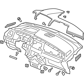 Honda Instrument Panel - 77100-THR-A02ZA