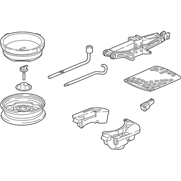 Honda 06421-SZT-A62 Temporary Kit (Without Tire)