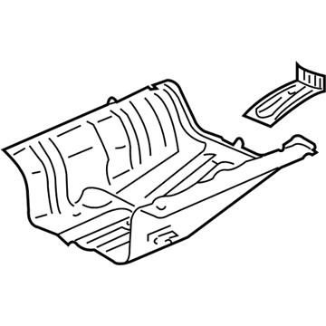 Honda 04655-SZT-A00ZZ Panel Set, RR. Floor