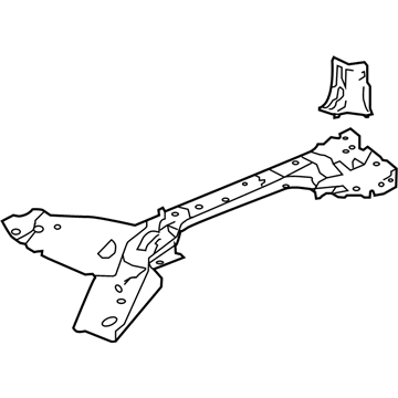 Honda 65540-SZT-A00ZZ Stiffener, R. RR. Frame (Upper)