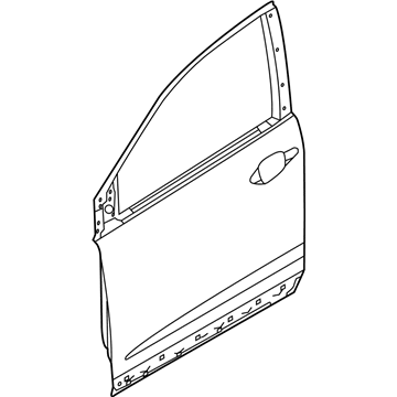 Honda 67050-T0J-X90ZZ Panel Comp,L FR D