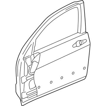 2005 Honda Accord Hybrid Door Panel - 67010-SDC-A80ZZ