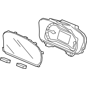 Honda 78100-T6Z-A22 Meter Assembly, Combination (Rewritable)