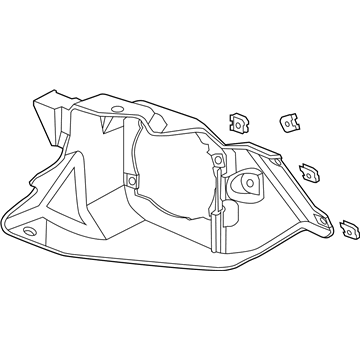 Honda 33966-T0A-A00 Bracket L Fog