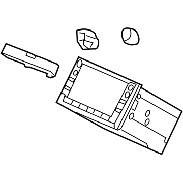 Honda 39541-TM8-A12 Navigation Unit