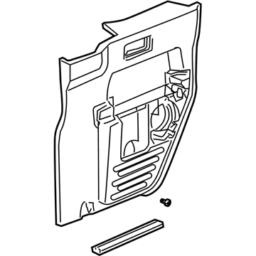 Honda Element Door Trim Panel - 83735-SCV-A11ZA