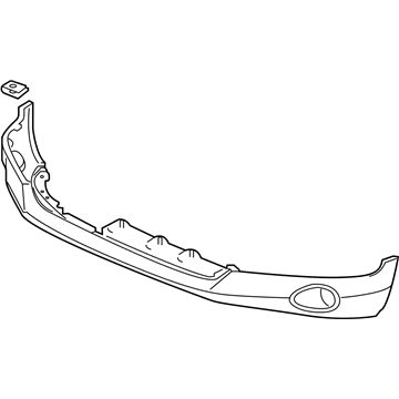 Honda 71110-TG7-A00 Garnish, FR. Bumper Face Skid