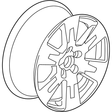 Honda 42700-T6Z-A01 Disk, Aluminum Wheel (18X8J) (Tpms) (Aap St Mary'S)