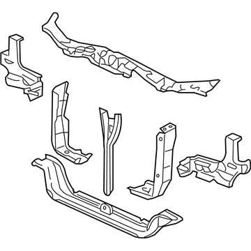 2008 Honda Ridgeline Radiator Support - 60400-SJC-305ZZ