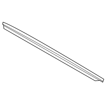 Honda 73810-TLA-A01 Seal, R. FR. Quarter Glass