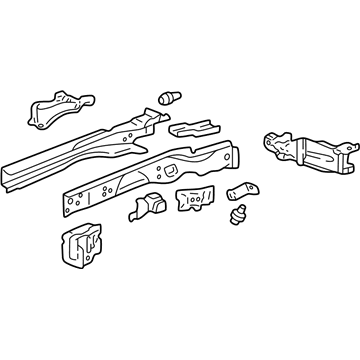 Honda 60910-S5B-A90ZZ Frame, L. FR. Side