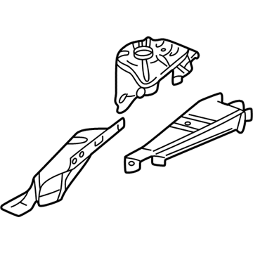 Honda 60750-S5B-A00ZZ Housing, L. FR. Shock Absorber