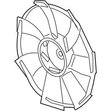 Honda 19020-5AA-A01 Fan Complete, Cooling