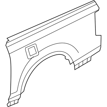 Honda 63800-T6Z-305ZZ Fender Assembly, Left Rear