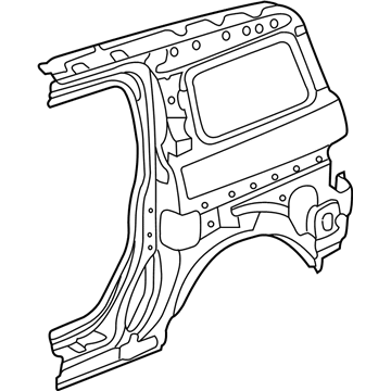Honda 04636-SCV-A81ZZ Panel Set, R. (DOT)