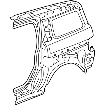 Honda 04646-SCV-A81ZZ Panel Set, L. (DOT)