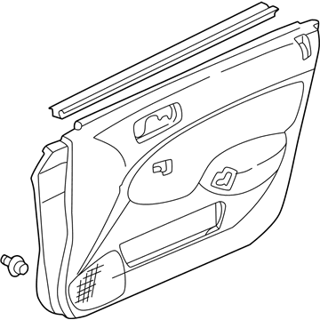 Honda 83583-S5B-A02ZB Lining, L. FR. Door *YR239L* (KI IVORY)