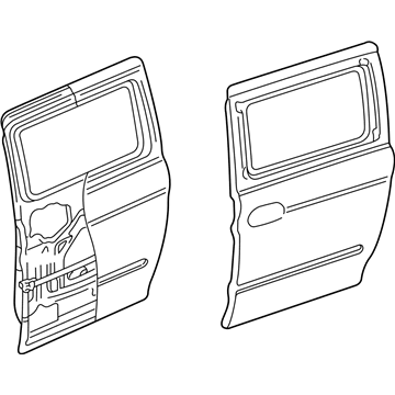 2004 Honda Odyssey Door Panel - 67510-S0X-A91ZZ