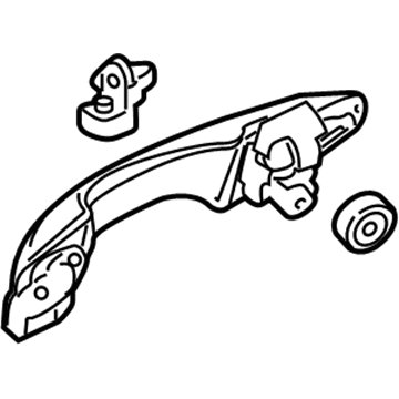 Front Genuine Honda 72140-TY4-A41ZC Door Handle Assembly Right Front Genuine Honda 72140-TY4-A41ZC Door Handle Assembly Right