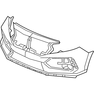 Honda 04711-TGH-A01ZZ Face, Front Bumper