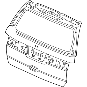 2002 Honda Odyssey Tailgates - 68100-S0X-305ZZ