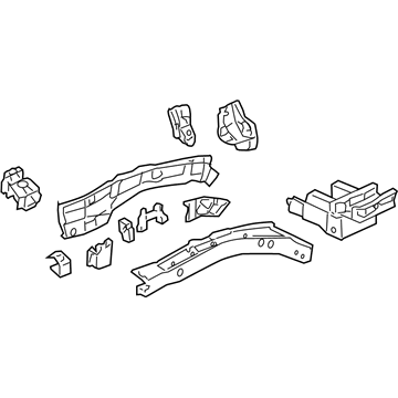 Honda 60810-SHJ-A00ZZ Frame, R. FR. Side